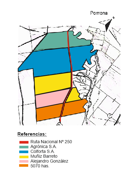 Mapa base de Pomona
